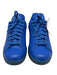 Adidas Shoe Size 8.5 Blue Leather Low Top Lace Up Sneaker Men's Shoes Blue / 8.5