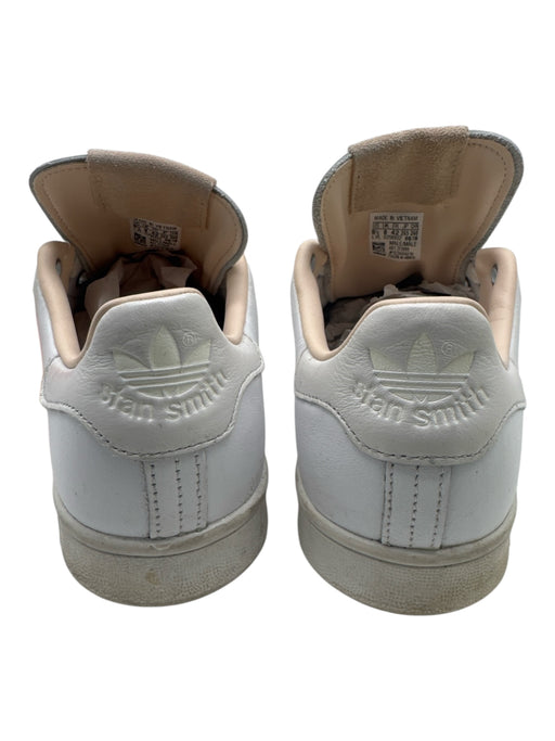 Adidas Shoe Size 8.5 AS IS White Leather Low Top Lace Up Sneaker Men's Shoes White / 8.5