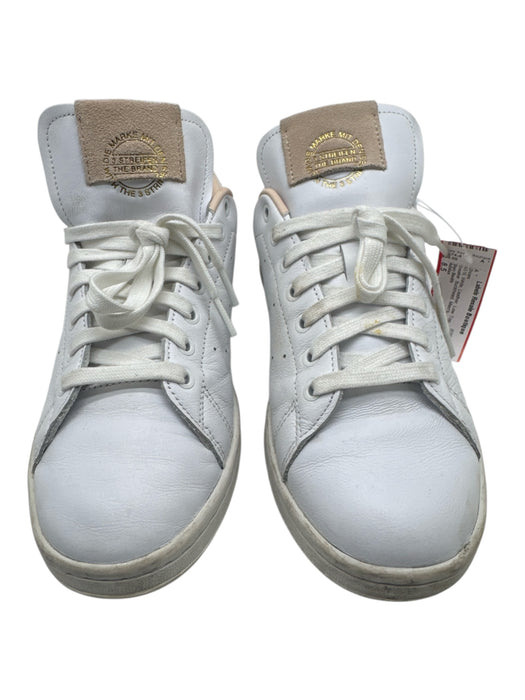 Adidas Shoe Size 8.5 AS IS White Leather Low Top Lace Up Sneaker Men's Shoes White / 8.5