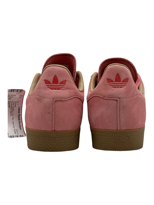 Adidas Shoe Size 8.5 Pink Suede Low Top Lace Up Sneaker Men's Shoes Pink / 8.5