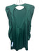 ASTR Size S Emerald Green Polyester Long Sleeve Puff Shoulder Open Back Dress Emerald Green / S