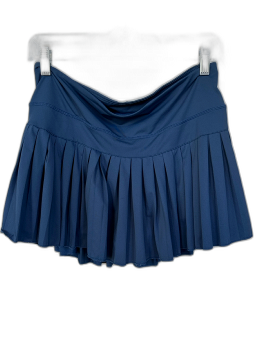 Goldhinge Size Est M Navy Waist Band Pleated Athletic Skort Navy / Est M