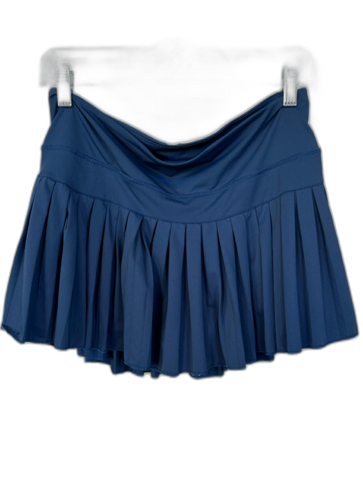 Goldhinge Size Est M Navy Waist Band Pleated Athletic Skort Navy / Est M