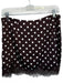 Brit the Label Size L Brown & White Polyester Side Zip Polka Dot Lace Trim Skirt Brown & White / L