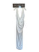 Noel & Jean Size M White Polyester Sleeveless Lace Trim Low Back Gown White / M