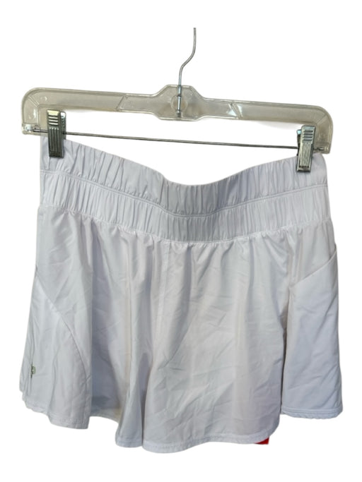 Golden by Aritizia Size 8 White Elastic Waist Side Pockets Athletic Shorts White / 8