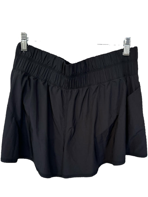Golden by Aritizia Size 10 Black Elastic Waist Side Pockets Athletic Shorts Black / 10
