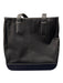 Coach Black Fabric & Leather Two Handle Center Pocket Zip closure Tote Bag Black / S