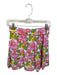 Show Me Your Mumu Size S Pink & Green Cotton Floral Mini Ruffle belt Skirt Pink & Green / S