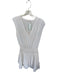 Ramy Brook Size S White Polyester Sleeveless Mini Sinch Waist V Neck Dress White / S