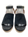 27 EDIT Naturalizer Shoe Size 8.5 Black & Brown Leather open toe Wedge Sandals Black & Brown / 8.5
