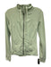 Lululemon Size 4 Pastel Green Nylon Blend Long Sleeve Zip Front Hood Jacket Pastel Green / 4