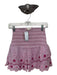 Loveshackfancy Size XS Purple Cotton Smocked Eyelet Embroidered Skirt Purple / XS
