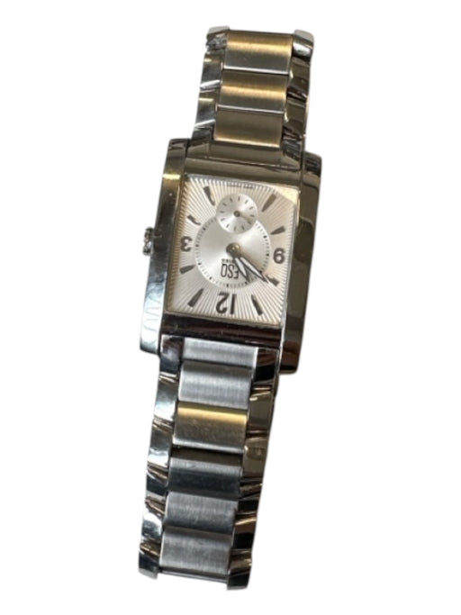 ESQ Swiss Silver Stainless steel Rectangle Watches Silver