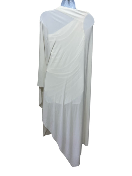 Norma kamali Size S / 36 White Polyester Blend Ruched One Shoulder Dress White / S / 36