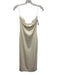 Reformation Size S Cream Tencel Blend Tube Midi Dress Cream / S