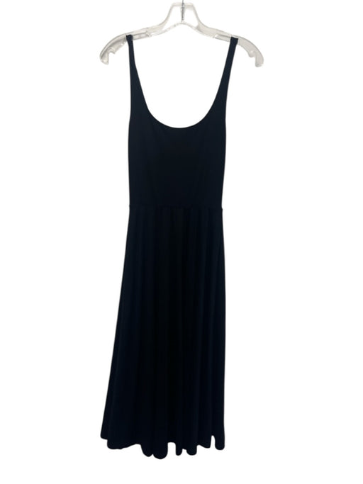 Reformation Jeans Size XS Black Tencel Blend Scoop Neck A Line Midi Dress Black / XS