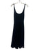 Reformation Jeans Size XS Black Tencel Blend Scoop Neck A Line Midi Dress Black / XS