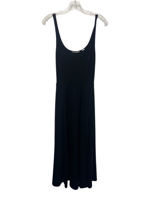 Reformation Jeans Size XS Black Tencel Blend Scoop Neck A Line Midi Dress Black / XS