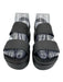 Crocs Shoe Size 6 Black Rubber Slingback Platform Sandals Black / 6
