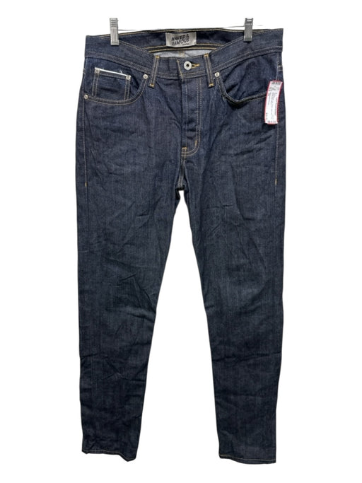 Naked & Famous Size 31 Dark Wash Cotton Solid Slim Jean Men's Pants Dark Wash / 31