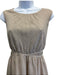 Louis Vuitton Size 36 Beige Wool & Polyamide Sleeveless Raw Hem Mini Dress Beige / 36