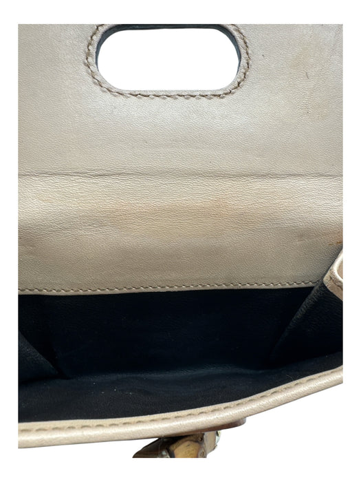 Gucci Cream, Pink, Green Leather & Canvas Bamboo Accent Flora & Fauna Wallets Cream, Pink, Green