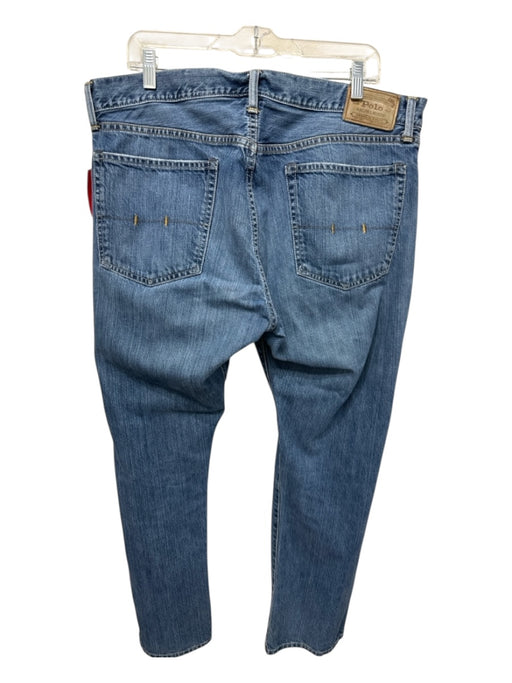 Polo Size 36 medium dark wash Cotton Solid Jean Men's Pants medium dark wash / 36