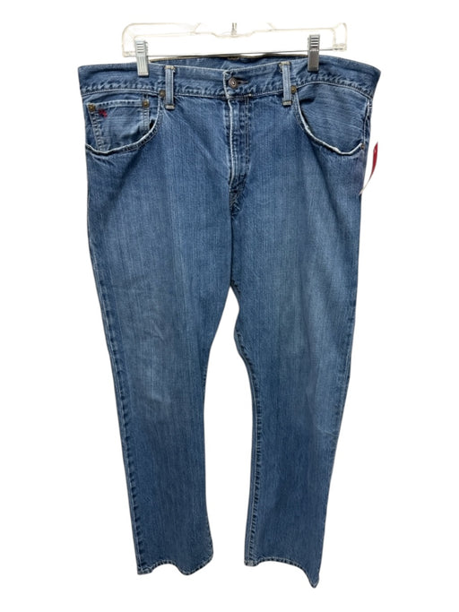 Polo Size 36 medium dark wash Cotton Solid Jean Men's Pants medium dark wash / 36