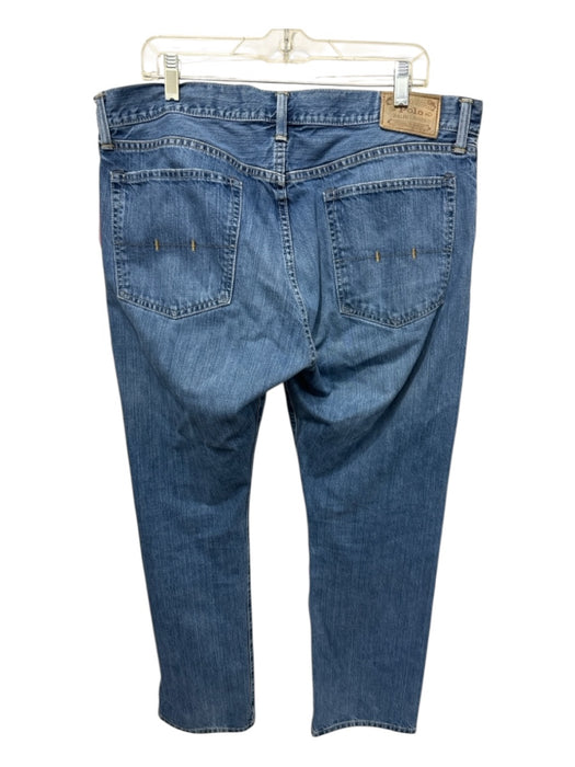 Polo Size 36 medium dark wash Cotton Solid Jean Men's Pants medium dark wash / 36