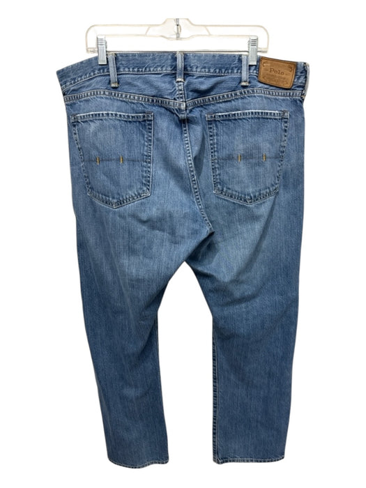 Polo Size 36 medium dark wash Cotton Solid Jean Men's Pants medium dark wash / 36