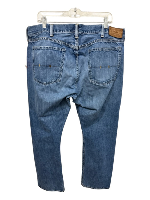 Polo Size 36 medium dark wash Cotton Solid Jean Men's Pants medium dark wash / 36