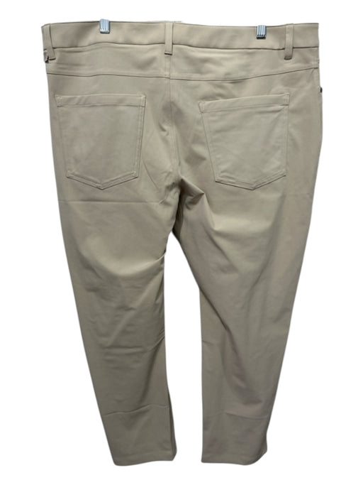Lululemon Size 36 Beige Synthetic Solid Khakis Men's Pants Beige / 36