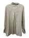 Kal Rieman Size 12 Tan & Blue Cotton Striped Button up Men's Long Sleeve Shirt Tan & Blue / 12