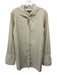 Kal Rieman Size 12 Tan & Blue Cotton Striped Button up Men's Long Sleeve Shirt Tan & Blue / 12