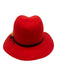 Goorin Bros Red Wool Fedora Bow Feather Hat Red / M