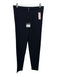 Sarah Pacini Size 3 Black Viscose & Polyester Elastic Waist Legging Pants Black / 3