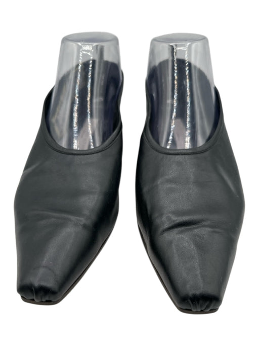 Stella McCartney Shoe Size 37.5 Black PU leather Pointed Square Toe Flats Black / 37.5