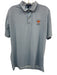 Peter Millar Size M Blue Synthetic Abstract Polo Athleisure Men's Short Sleeve Blue / M