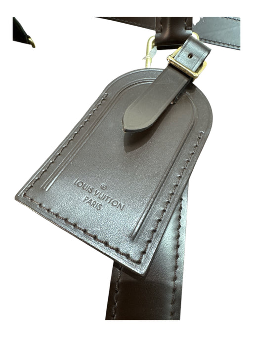 Louis Vuitton Brown Print Coated Canvas Damier Ebene Keepall Bag Brown Print