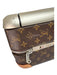 Louis Viuton Brown Print Coated Canvas Monogram Roller Luggage Brown Print