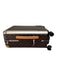 Louis Viuton Brown Print Coated Canvas Monogram Roller Luggage Brown Print