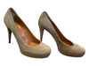 Gucci Shoe Size 39.5 Gray Suede Stiletto Round Toe Platform Pumps Gray / 39.5