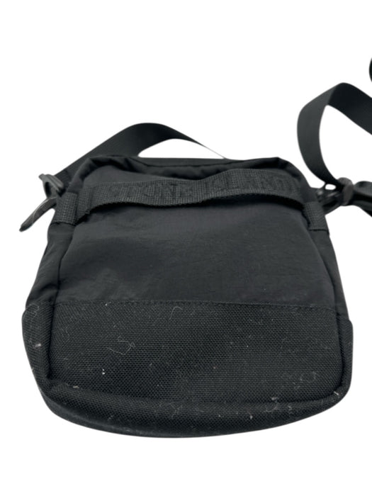 Stone Island Black Nylon Zip Close Crossbody Men's Bag Black