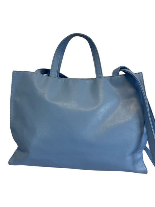 Telfar Cornflower Blue Leather Hand Strap Crossbody Strap Bag Cornflower Blue / L