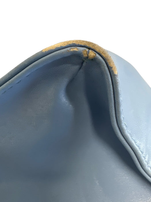 Telfar Cornflower Blue Leather Hand Strap Crossbody Strap Bag Cornflower Blue / L