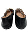 Gucci Shoe Size 40 Black Leather Pointed Toe Horse Bit Flare Chain Strap Shoes Black / 40