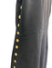 Gucci Size 48 / 12 / L Black & Gold Wool Crepe Short Sleeve Princess Seams Dress Black & Gold / 48 / 12 / L