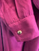 Gucci Size 46 Burgundy Silk Twill Horsebit Neck Tie Button Up & Collar Dress Burgundy / 46