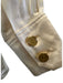 Gucci Size 48 / 12 / L Cream Silk & Viscose Satin covered buttons Collar Top Cream / 48 / 12 / L